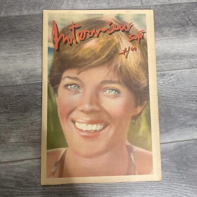 Interview Magazine Vol 8 No 9 September 1978 Berry Berenson Richard Gere VTG Pop - Image 1 of 4