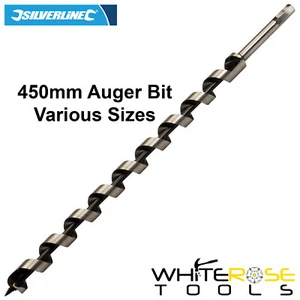 Silverline 450mm Individual Auger Bit Hex Shank 6-25mm High Carbon Steel - Picture 1 of 1