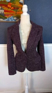 Anthropologie Cartonnier Blazer Jacke Bohemian Lila Karrierejacke Gr. Small S - Bild 1 von 10
