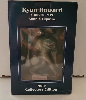 RYAN HOWARD PHILLIES 2007 COLLECTORS EDITION 2006 NL MVP BOBBLEHEAD! SGA! NIB! - Image 1 of 4