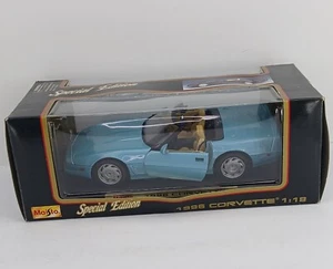Maisto 1996 Chevrolet Corvette Powder Blue Maßstab 1:18 Diecast - Bild 1 von 6