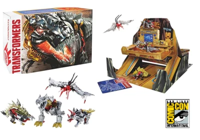 Dinobots Transformers exclusivos SDCC 2014 Foto 1 de 4