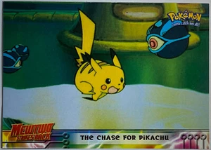 Pokemon Topps Mewtwo Strikes Back Movie THE CHASE FOR PIKACHU #28 Non Holo LP/NM - Bild 1 von 2