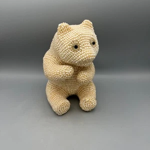 Cultured Fresh Water Pearl Bear Figure, Vintage - Picture 1 of 10