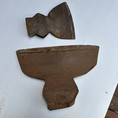 Two Antique Hewing Axes - Image 1 of 4