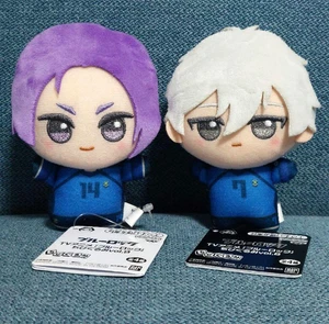Juego de pares de mascotas de peluche Blue Lock Nagi Seishiro Mikage Reo Chibigurumi Japón nuevo - Imagen 1 de 2