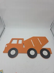 Decorazione Parete - Camion Cemento Arancione Bianco - Foto 1 di 4