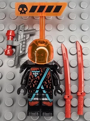 Lego Ninjago Minifigure NJO0566 Red Visor 404 Torso - Image 1 of 4