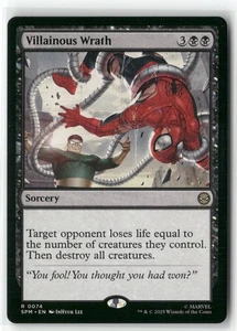 Magic The Gathering Marvel's Spider-Man Villainous Wrath 2025 expansión/raro #74 - Imagen 1 de 2