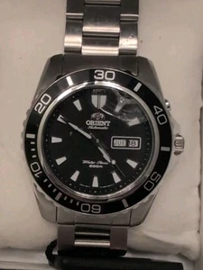 ORIENT MAKO XL 200m DIVING SPORTS Stainless Steel Black Dial (Needs Crystal) - Picture 1 of 23
