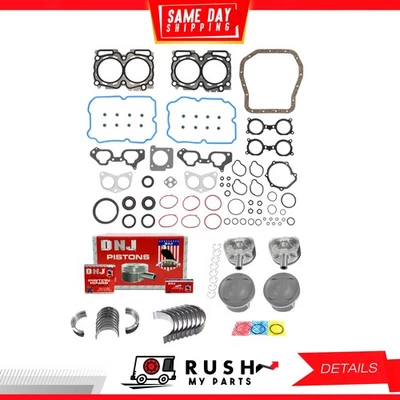 Комплект для восстановления двигателя 04–06 годов для Subaru Baja 2,5 л H4 DOHC 16 В DNJ EK720A - Изображение 1 из 4