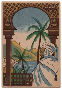 Postal de viaje egipcia 1920 - Publicidad estilo póster - Ilustrado por artista - Imagen 1 de 2