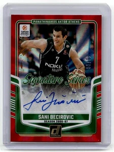 2024-25 Donruss EuroLeague #SS-BEC Sani Becirovic Signature Series /75 - Picture 1 of 2