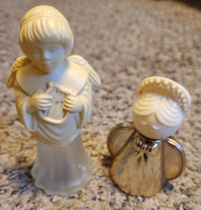 💥 Vtg Avon Perfume Cologne Angels Pre-Owned Empty Lot of 2 Christmas  - Picture 1 of 14