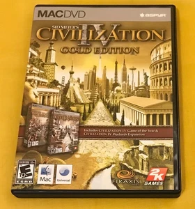 Sid Meier’s Civilization IV 4 Gold Edition MAC DVD 2009 - Foto 1 di 3