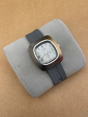 Reloj suizo vintage caballero Sicura (Breitling) 17 joyas día/fecha cuerda manual Foto 1 de 4