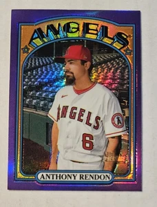 Anthony Rendon 2021 Topps Heritage High Number - Chrome Purple Refractor #627 - Bild 1 von 3