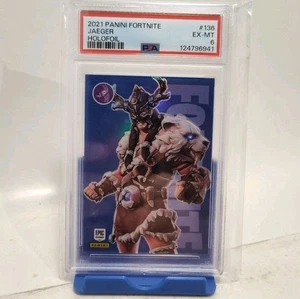 2021 Panini Fortnite Serie 3 #136 Holofoil Jaeger PSA 6 - Foto 1 di 3