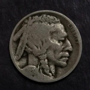 Lote 1924 D Buffalo Nickel buena fecha débil F 967 - Imagen 1 de 2