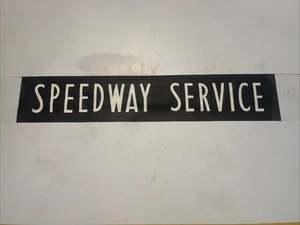 SPEEDWAY SERVICE - Hockley Perry Bar 4.1976 Bus Blind 36” Gift - Picture 1 of 12