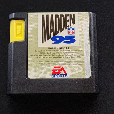 Madden NFL 95 (Sega Genesis, 1994) Cartridge Only - Image 1 of 4