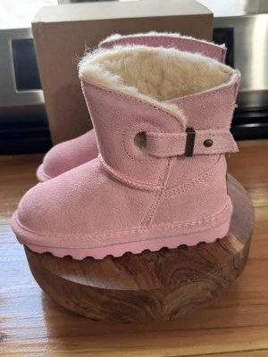 Bear paw Isabelle Toddler Boots Size 9 Pink New - Image 1 of 4