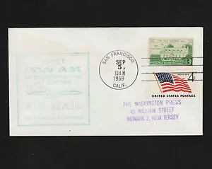OPC 1959 FFc Pan Am Intercontinental Jet Clipper San Fran nach Honolulu - Bild 1 von 2