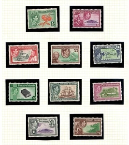Pitcairn Islands 1940 Jorge VI conjunto como nuevo - Imagen 1 de 1