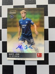 2021-22 Topps Stadium Club Chrome Bundesliga Auto RC Marco John Gold /50 - Bild 1 von 2