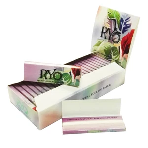1 Box "Vegetable Mobilization (pu)" Rolling Papers 70*36mm 25 Booklets RYO - Picture 1 of 5