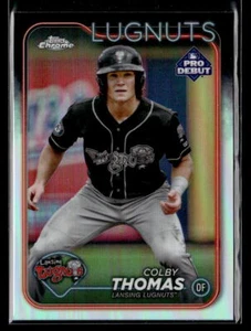Colby Thomas - 2024 Topps Pro Debut Chrome #PDC-79 Lansing Lugnuts - Picture 1 of 2