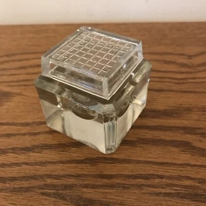 Vintage Lead Crystal Glass Inkwell - Picture 1 of 7