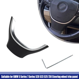 For BMW Steering Wheel Cover Trim for 5 Series 6 Series 7 Series Models - Picture 1 of 10