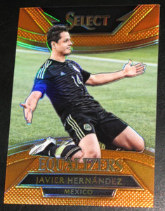 2015-16 Panini Select Javier Hernandez ORANGE # /149 Equalizers Prizm 2016