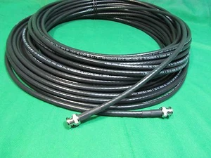 Belden 75 Ohms TRUE RG6 High Resolution CCTV BNC to BNC  Black Cable, 200 Ft. - Picture 1 of 2