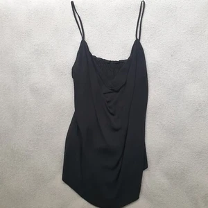 Womens Size 10 - 12 Black Strappy Camisole Top, Relaxed Fit, Brand New, Stretch - Picture 1 of 7