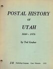 Livre États-Unis 1978 HISTOIRE POSTALE DE L'UTAH 1849 - 1976 par Gruber