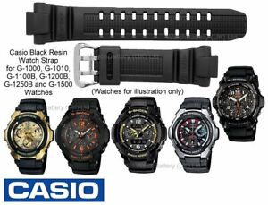 Casio Genuine Watch Strap Band GW-3000B GW-3500B G-1250B G-3000B G-1200B - Black