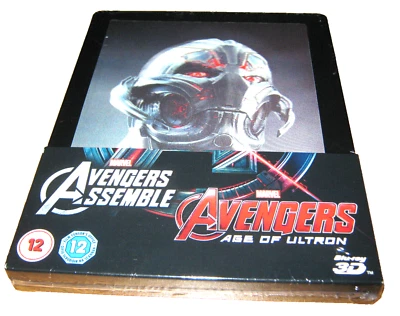 Avengers Assemble + Avengers: Age of Ultron - New 3D Blu-Ray - Steelbook Edition - image 1 of 2