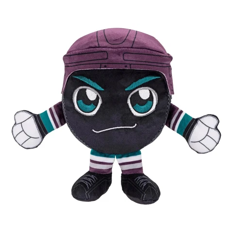Bleacher Creatures Anaheim Ducks Mighty Ducks Logo 8" Kuricha Hockey Puck Plush Cover