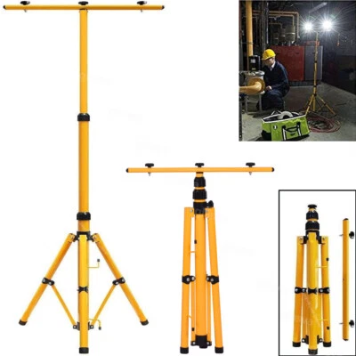 Fluter Teleskop Stativ Baustrahler Außen Strahler LED Ständer Strahler Baulampe - Bild 1 von 4