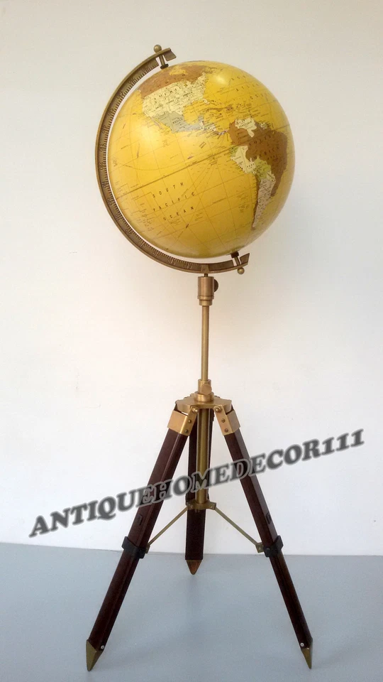 De colección Oficina Hogar Decoración Replogle Globo Serie Clásica Mundial Elevado con Trípode Foto 1 de 4
