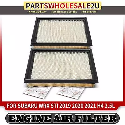 2x Novo Filtro de Ar do Motor para Subaru WRX STI 2019 2020 2021 H4 2.5L 16546AA180 - Imagem 1 de 4