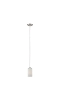 Thomas Pittman Pendant Brushed Nickel 1x100W 190060217 - Image 1 of 3