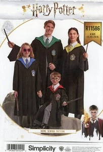 Simplicity R11586 HARRY POTTER Costumes for Adults, Teens & Kids XS-XL NEW 8723 - Picture 1 of 9