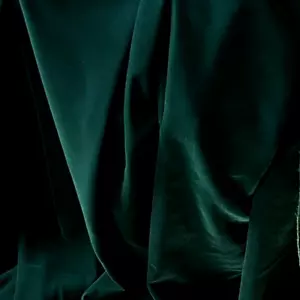 Velvet Crush Resistant Fabric Clothing Decor Green Luxury Drape 60” 2 YARDS** - Picture 1 of 3