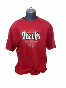 Arizona Diamondbacks Men's 3XL Shirt Dbacks Red Cotton Retro GENUINE MERCH NEW - Picture 1 of 10