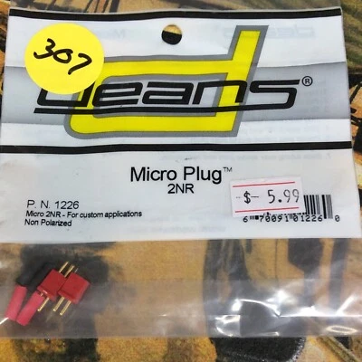 Deans 1226: Micro 2nr Plug NewInPack USA Shipped - Image 1 of 3