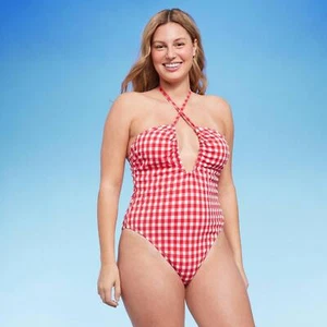 Wild Fable Ultra High Leg Cheeky One Piece Swimsuit PID-107WPE 2XS L M S XL XS - Picture 1 of 6