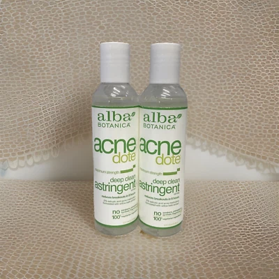 Alba Botanica Acne Dote Astringente 2 Pack Sin Aceite HTF Descontinuado Exp 6/20 Foto 1 de 3